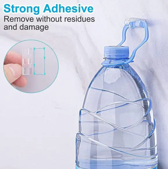 40Pcs Transparent Self-Adhesive Cable Clips & Wire Organizer – Strong Sticky Desktop Cable Holder for USB, Charging, Data, LAN & Earphone Wires (2 Packet)